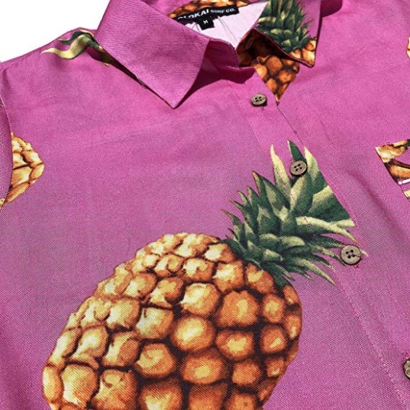 Pink pineapple short sleeve - Picture 5 of 6